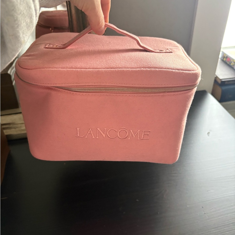 Large Lancôme Pink Cosmetic case